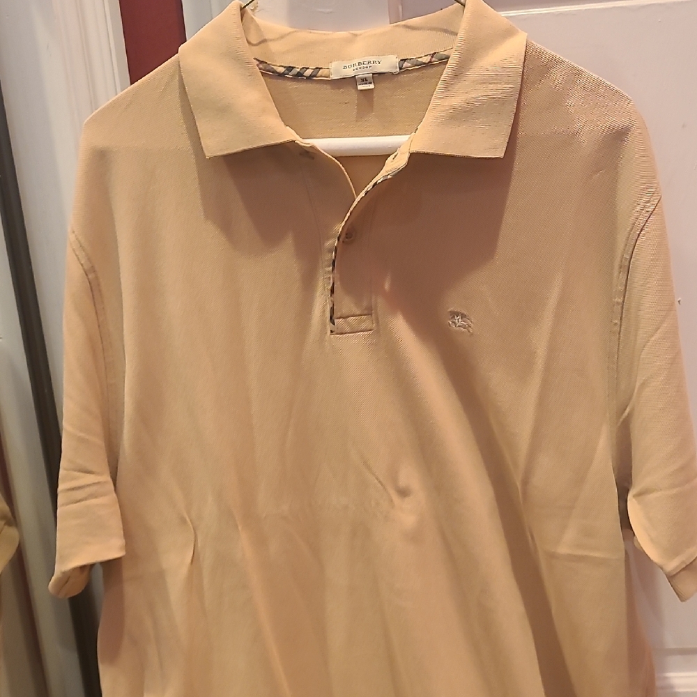 Burberry Beige Polo Shirt for Men